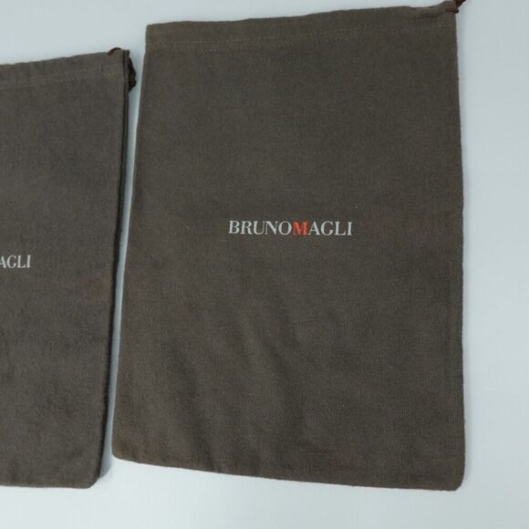 2 Bruno Magli Dust Bag Size Large Brown Bundle - Picture 3 of 9